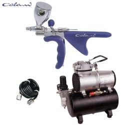 Colani Airbrush Pack (0.8mm) + RM 3500 Compressor
