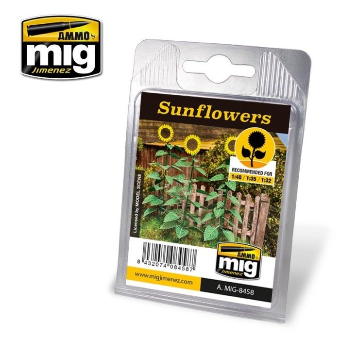 Laser Cut Plants Mig Jimenez A.MIG-8458 Sunflowers