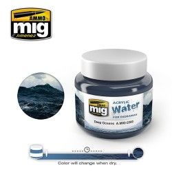 Paint Mig Jimenez Water Effects A.MIG-2200 Deep oceans