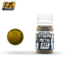 AK Interactive AK475 Xtreme Metal Color Brass paint 30 ml