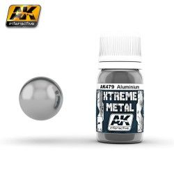 Paint AK Interactive AK479 Xtreme Metal Color Aluminium Metalique 30 ml