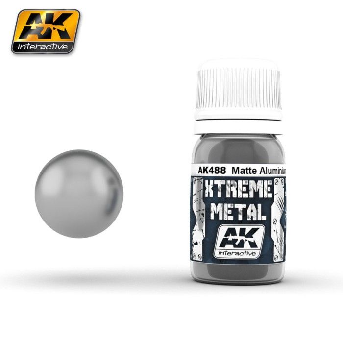 Paint AK Interactive AK488 Xtreme Metal Color Auminium Mat 30 ml