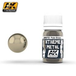 Paint AK Interactive AK672 Xtreme Metal Color Laiton Clair 30 ml