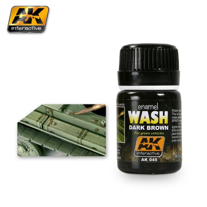 Paint AK Interactive Weathering AK045 Streaking For Green Vehicles