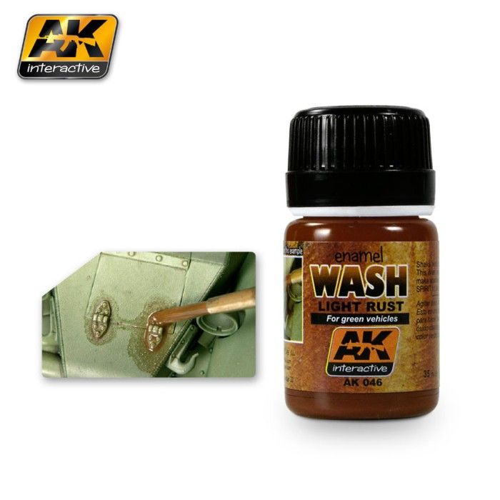 AK Interactive Weathering Paint AK046 Light Rust Wash