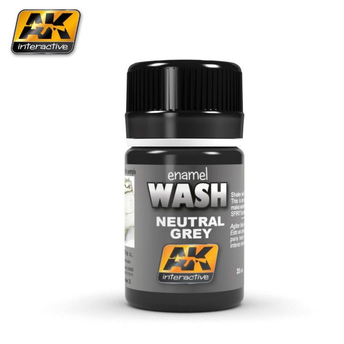 AK Interactive Weathering Paint AK677 Neutral Grey For Black and White