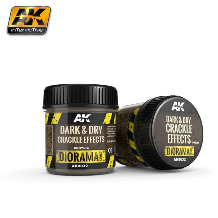 AK Interactive AK8032 Dark and Dry Crackle paint