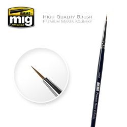 Premium Kolinsky sable brush Round size 5/0
