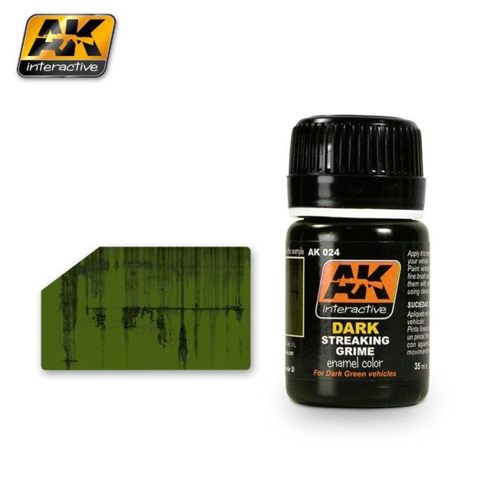 Paint AK Interactive Weathering AK024 Dark Mud Effect Enamel Color