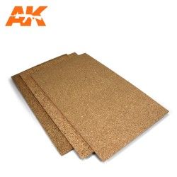 Cork sheet 200x300mm thickness:2mm FINE GRAIN