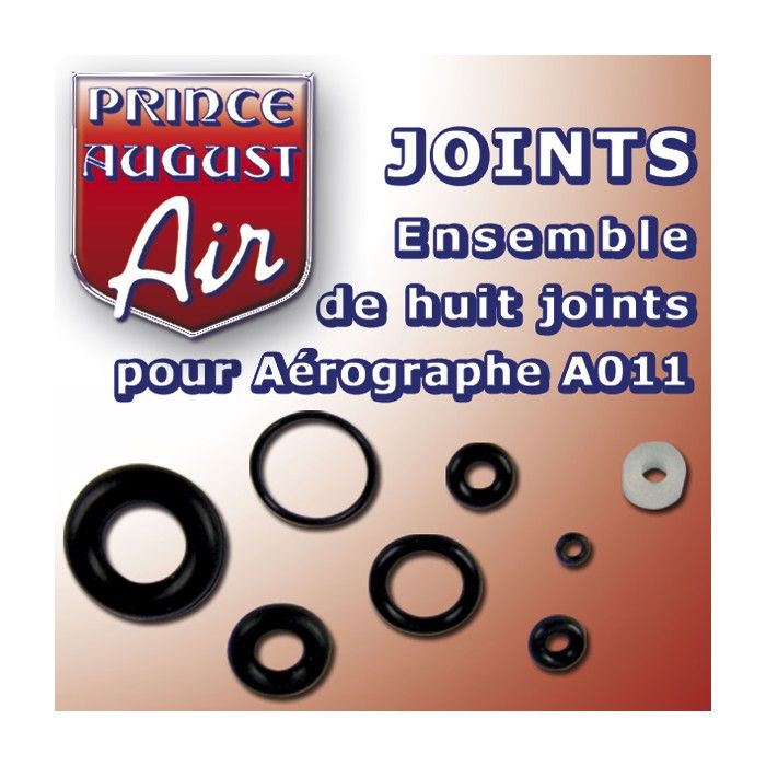 Set of 9 Airbrush Gaskets AO11 and A112