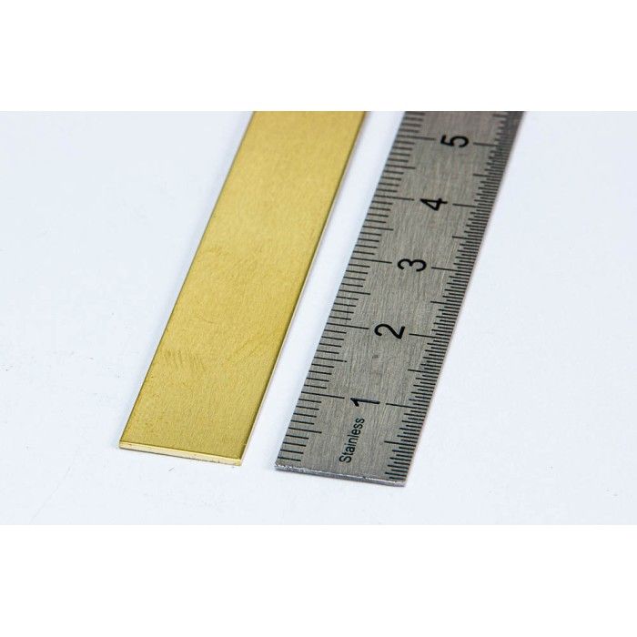 Brass profile - 12mm X 0.6mm