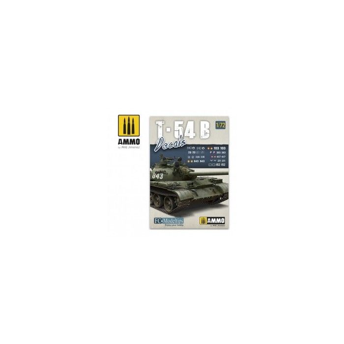 Decal Sheet For T-54B 1/72 eme