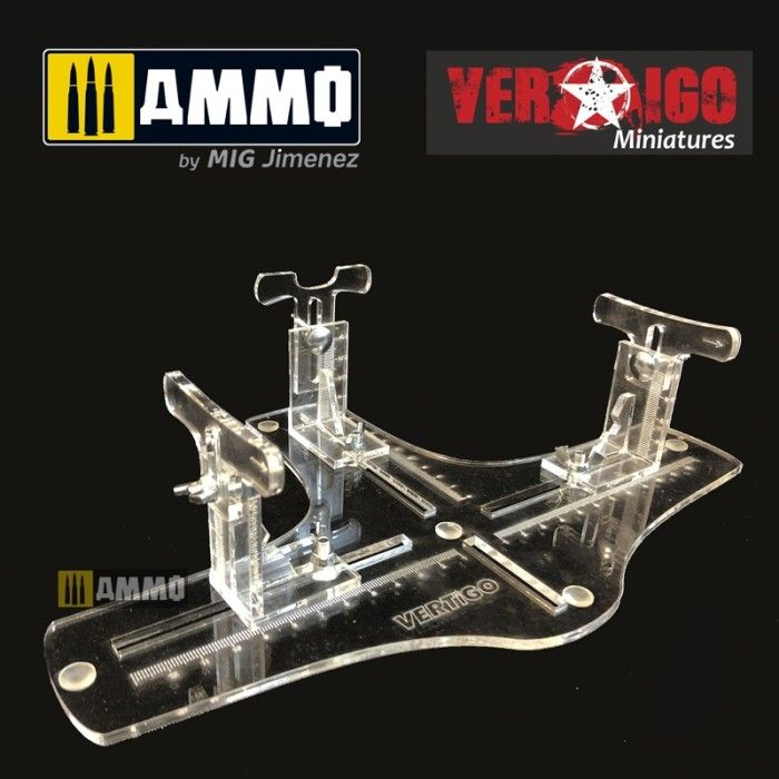 Plastic stand & BASIC 3224 transport jig (for 1/32 and 1/24 scale single-seat aircraft)