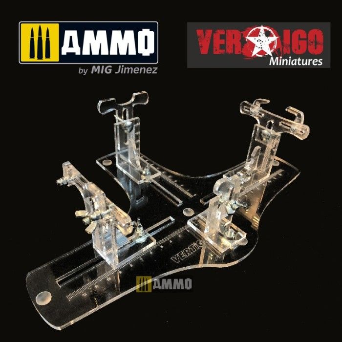 EVO 3224 plastic transport bracket and jig (for 1/32 and 1/24 scale monoplane aircraft with nose and saddle support)