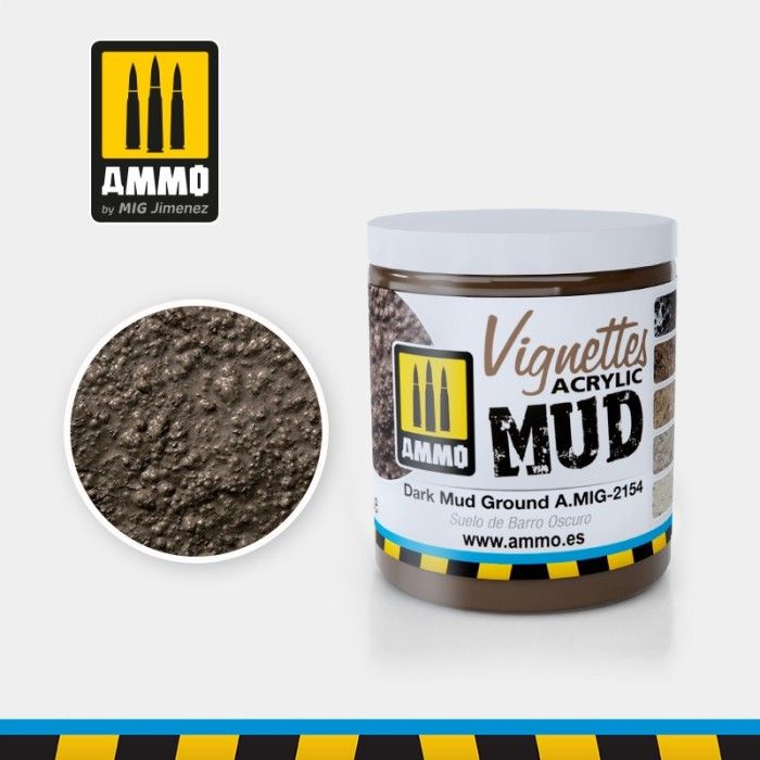 Paint Mig Jimenez Mud Effects A.MIG-2154 Dark Mud Ground