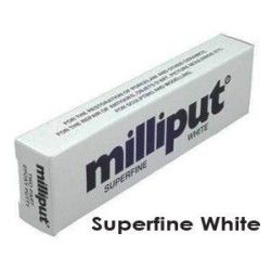 Milliput, very fine-grain two-component epoxy paste (white)