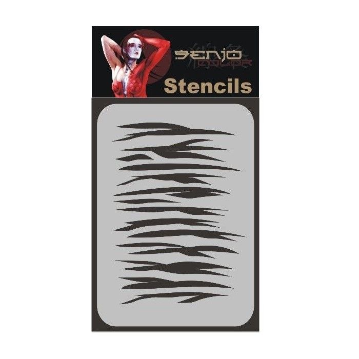 Stencil senjo colors Zebra 2 A4