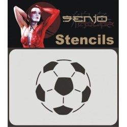 Stencil senjo colors Soccer ball A6