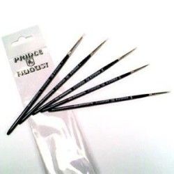 Set of 5 Synthetic Brushes