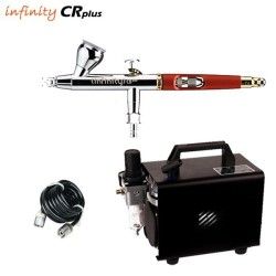 Airbrush Pack Infinity CR Plus Solo V2 (0.2mm) + RM 2600 Compressor