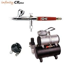 Airbrush Pack Infinity CR Plus Solo V2 (0.2mm) + RM 3500 Compressor