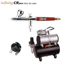 Infinity CR Plus Two in One V2 Airbrush Pack (0.15/0.4mm) + RM 3500 Compressor