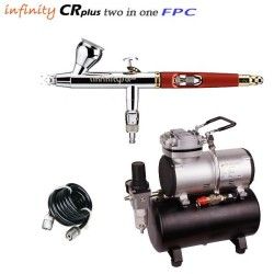 Airbrush Pack Infinity CR Plus FPC Two in One V2 (0.15/0.4mm) + RM 3500 Compressor
