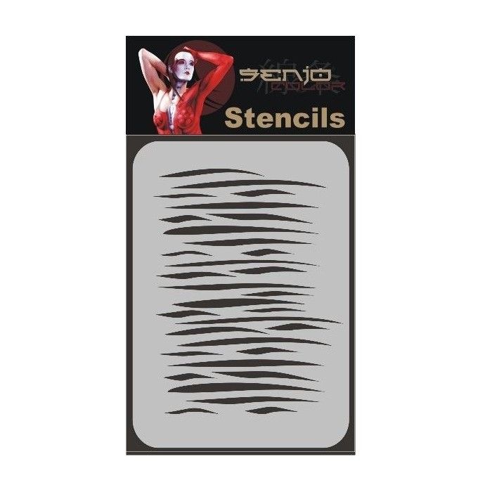 Stencil senjo colors Zebra 1 A5