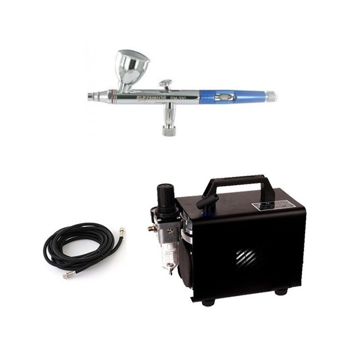 RM 330 airbrush + RM 2600 compressor pack