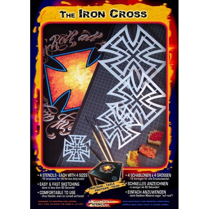 Iron -cross" stencil