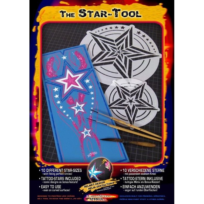 Star tool stencil
