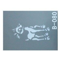 Self-adhesive stencil No. B - 080