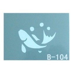 Self-adhesive stencil No. B - 104