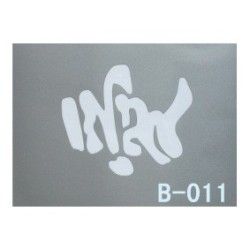 Self-adhesive stencil No. B - 011
