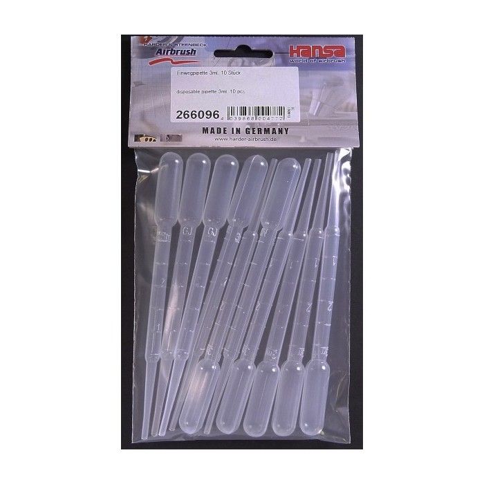 batch of 50 3ml pipettes