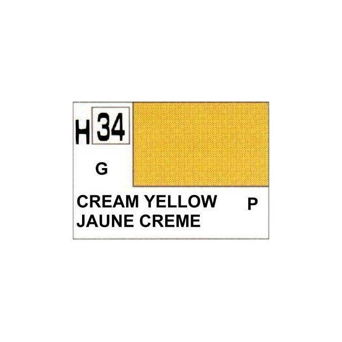 Paints Aqueous Hobby Color H034 Cream Yellow