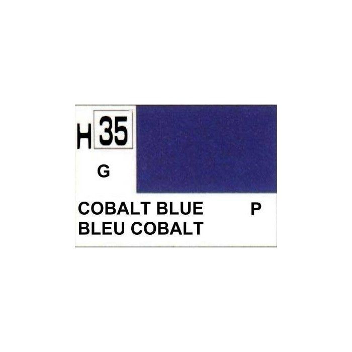 Aqueous Hobby Color paints H035 Cobalt Blue