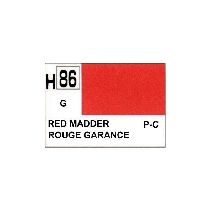 Paints Aqueous Hobby Color H086 Red Madder