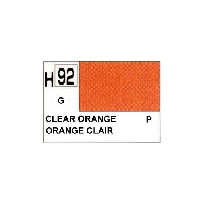 Paints Aqueous Hobby Color H092 Clear Orange