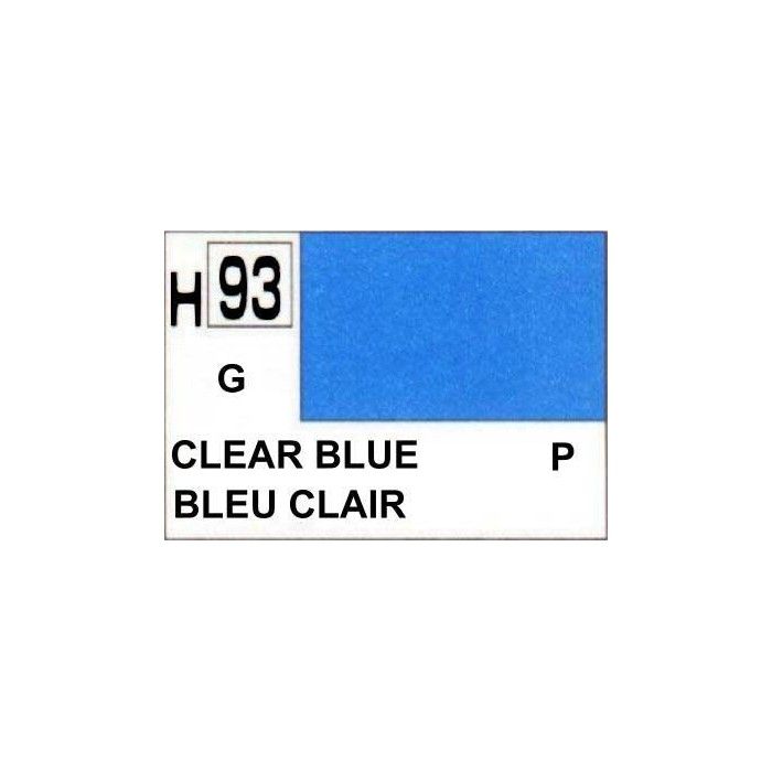 Paints Aqueous Hobby Color H093 Clear Blue