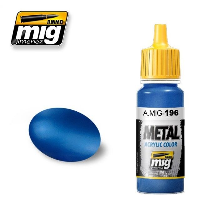 Paint Mig Jimenez Métallic Colors A.MIG-0196 Warhead Metallic Blue