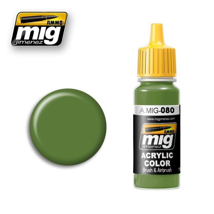 Paint Mig Jimenez Authentique Colors A.MIG-0080 Bright Green