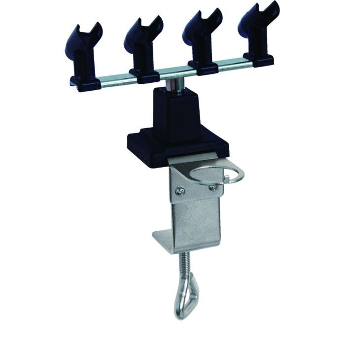 Holder for 4 in-line airbrushes