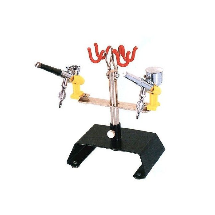 Holder for 4 suction-cup airbrushes