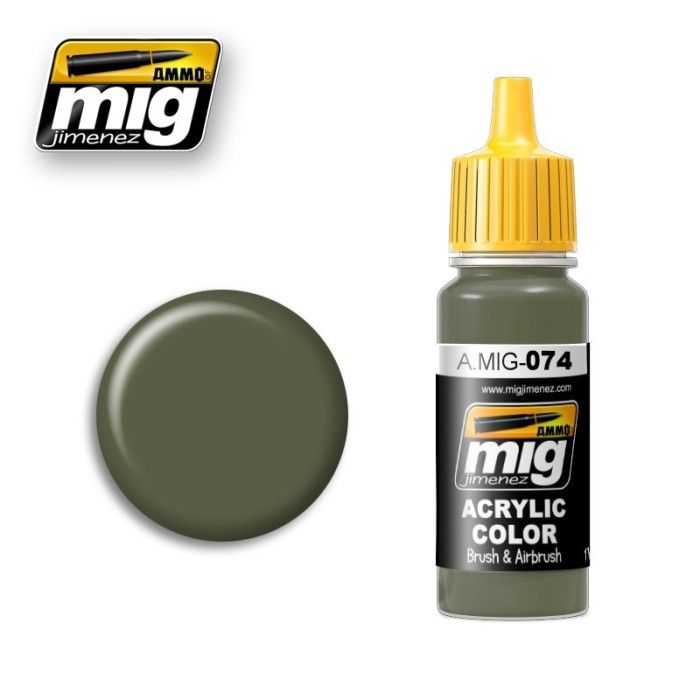 Paint Mig Jimenez Authentique Colors A.MIG-0074 Green Moss