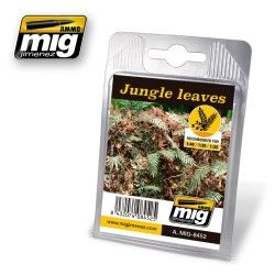 Laser-Cut Plants Mig Jimenez A.MIG-8452 Jungle Leaves
