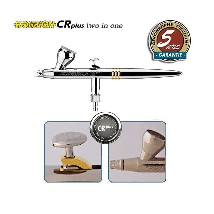 Airbrush Evolution CR plus Two in one V2.0 (0.15 / 0.2mm)