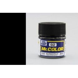 Mr Color C092 Semi-Gloss Black paints