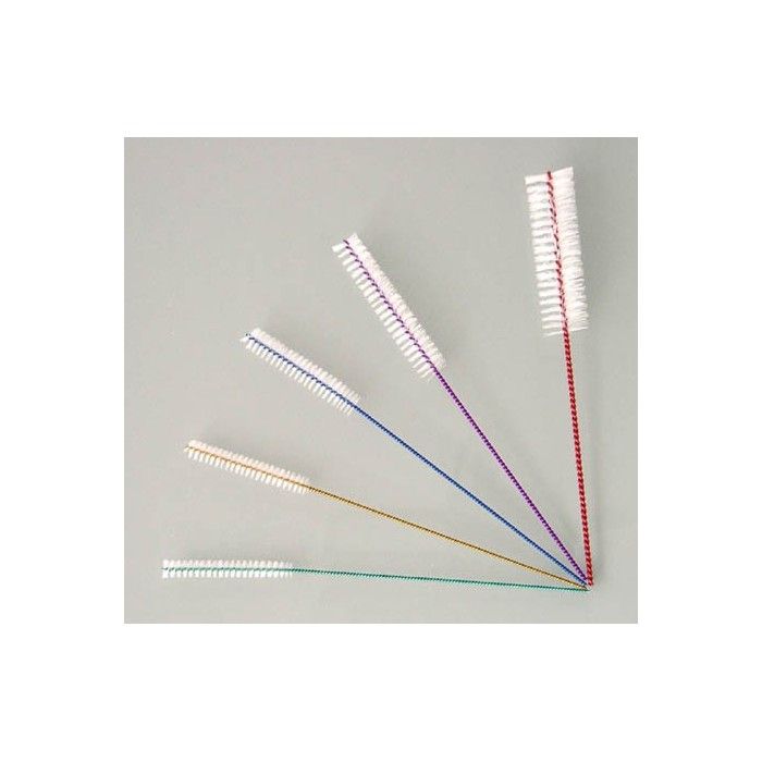 Set of 5 flexible cleaning brushes diameter 2.5 - 3 - 4 - 5 - 8 mm
